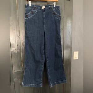 J. Crew Reimagined Dark Blue Wide-Leg SAILOR Jeans sz 29